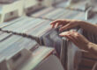 Old school vinyl records